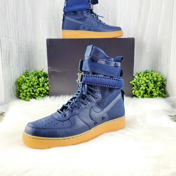Nike Other - Nike SF- Air Force 1 High "Midnight Navy"